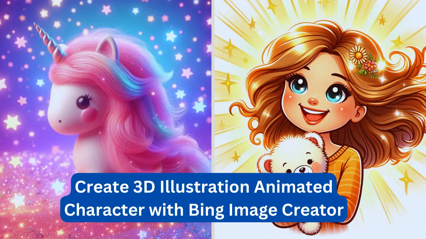 Create 3D Illustration Animated Character